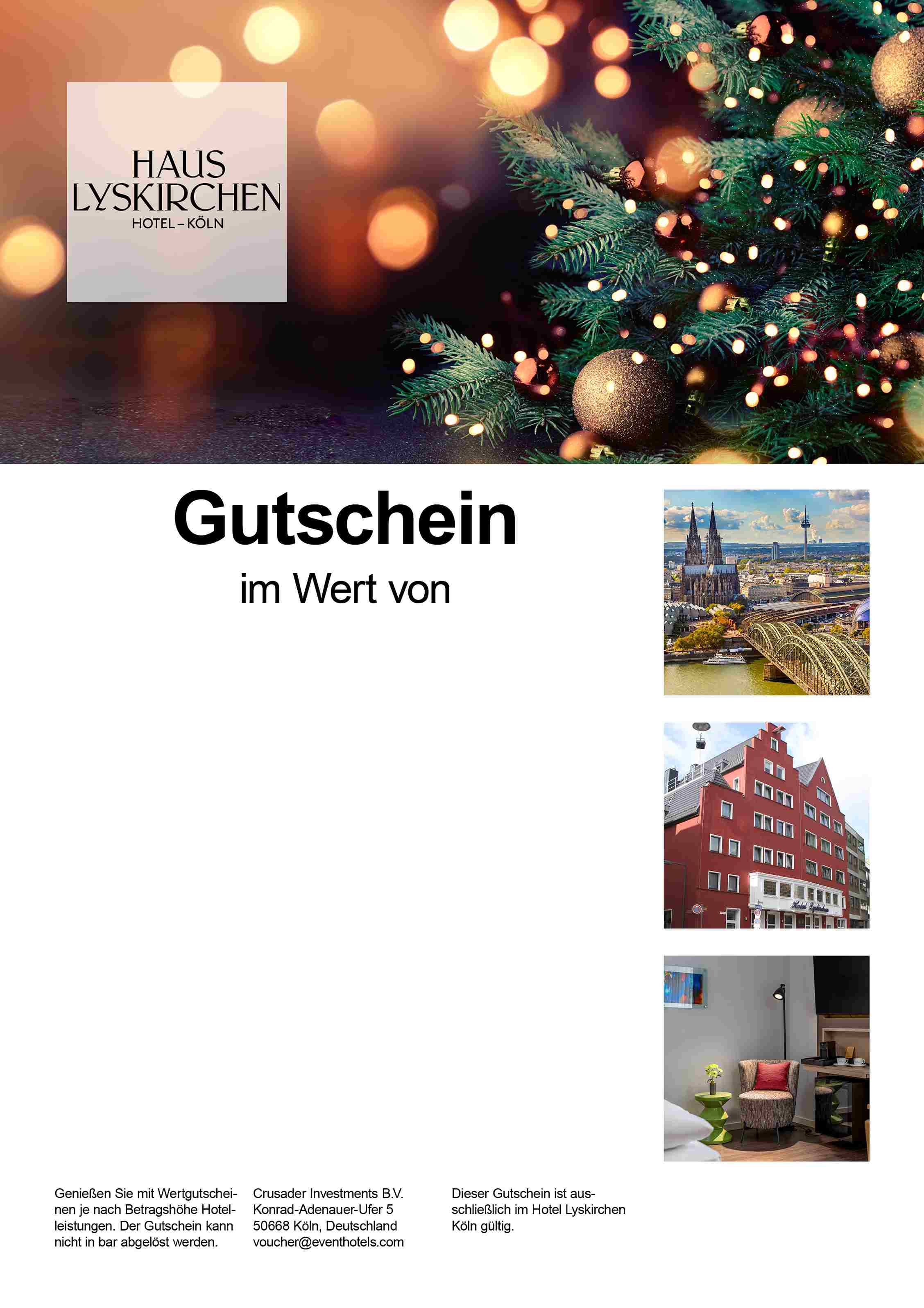 Gutschein Für Ihre Liebsten Schenken